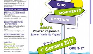 Locandina convegno 1° dicembre 2017 Aosta